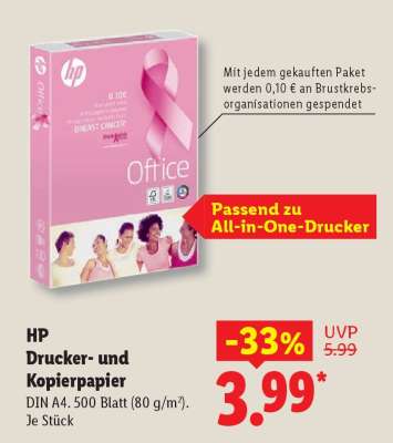 HP Drucker- und Kopierpapier