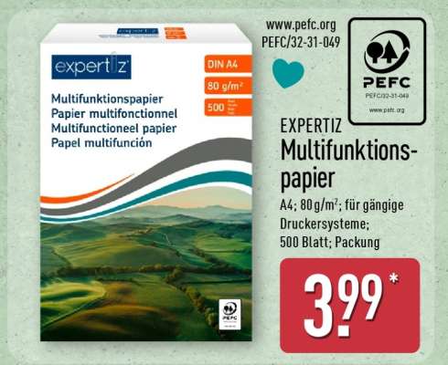 EXPERTIZ Multifunktionspapier