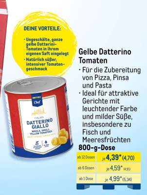 Gelbe Datterino Tomaten