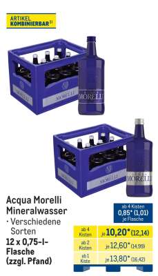 Acqua Morelli Mineralwasser