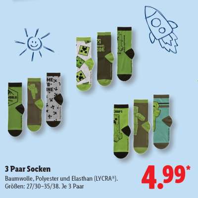 3 Paar Socken