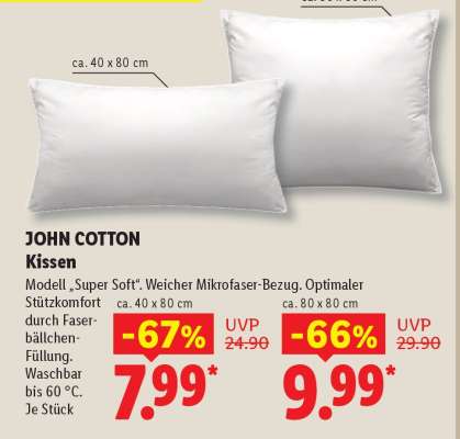 JOHN COTTON Kissen