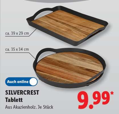 SILVERCREST Tablett