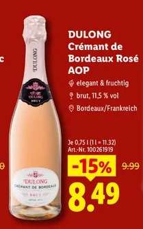 DULONG Crémant de Bordeaux Rosé AOP