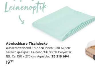 Abwischbare Tischdecke