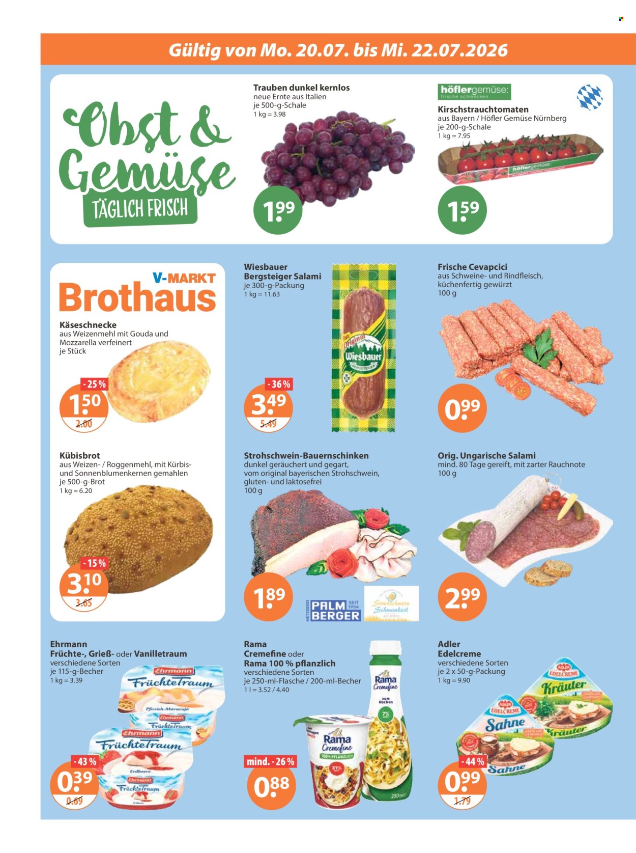 V-Markt Prospekte  - 16.07.2026 - 22.07.2026. Seite 20