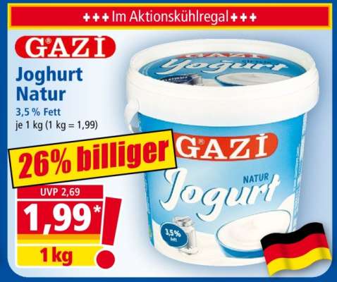 GAZi Joghurt Natur