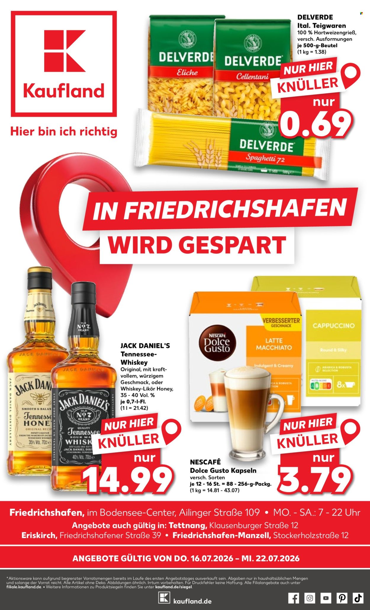 Kaufland Prospekte  - 16.07.2026 - 22.07.2026. Seite 1