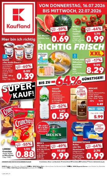 Prospekte Kaufland - 16.07.2026 - 22.07.2026.
