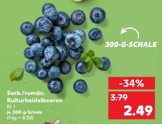 Serb./rumän. Kulturheidelbeeren