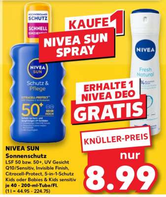 NIVEA SUN Sonnenschutz