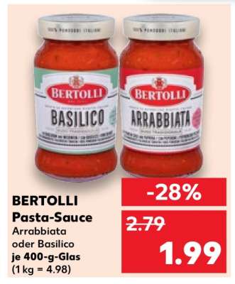 Bertolli Pasta-Sauce