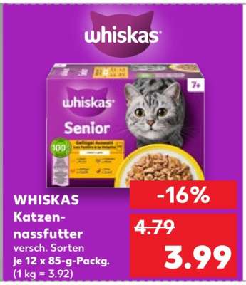 WHISKAS Katzen-nassfutter