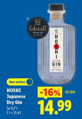 HOSHI Japanese Dry Gin