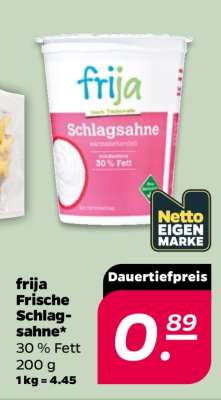 frija Frische Schlagsahne*