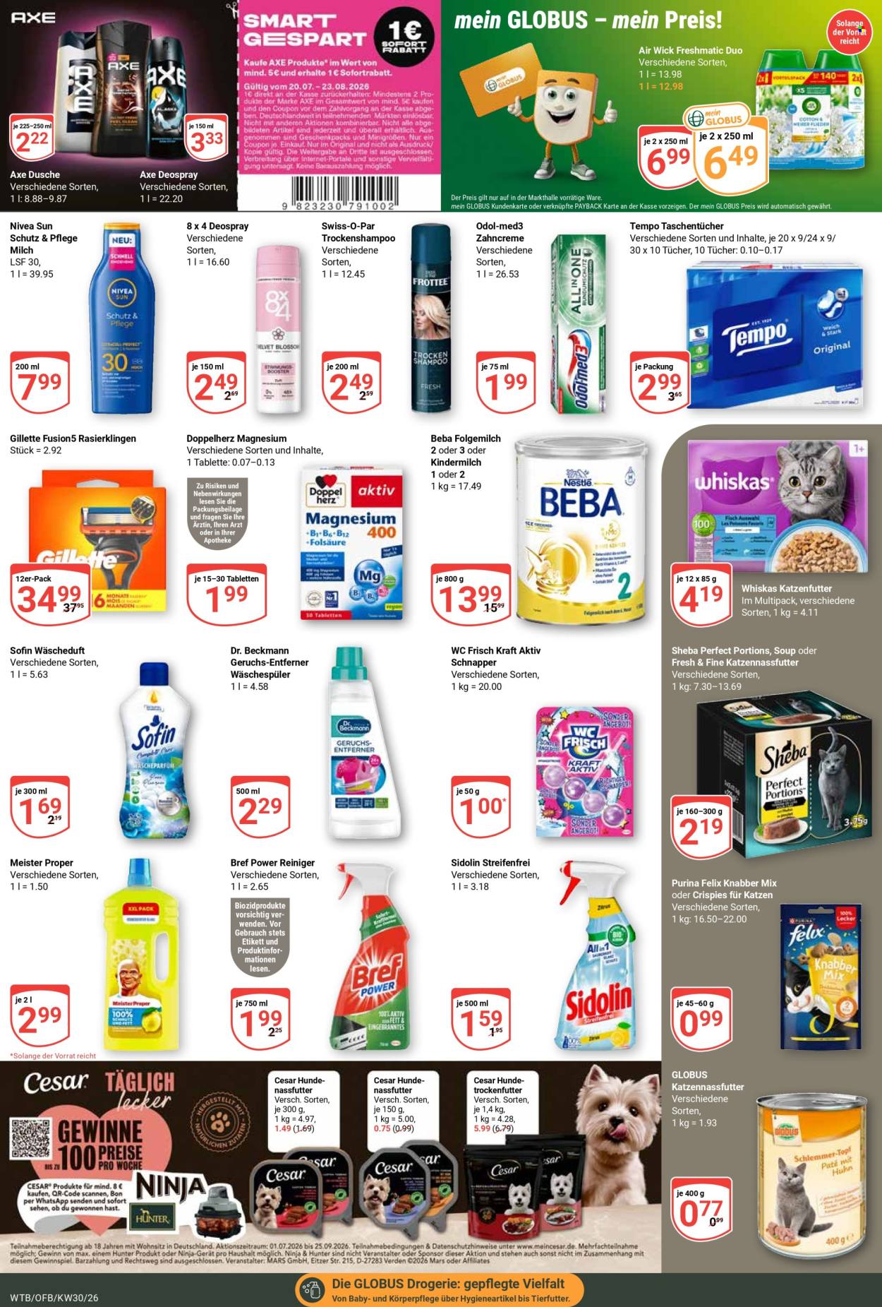 Globus Prospekte  - 20.07.2026 - 25.07.2026. Seite 14
