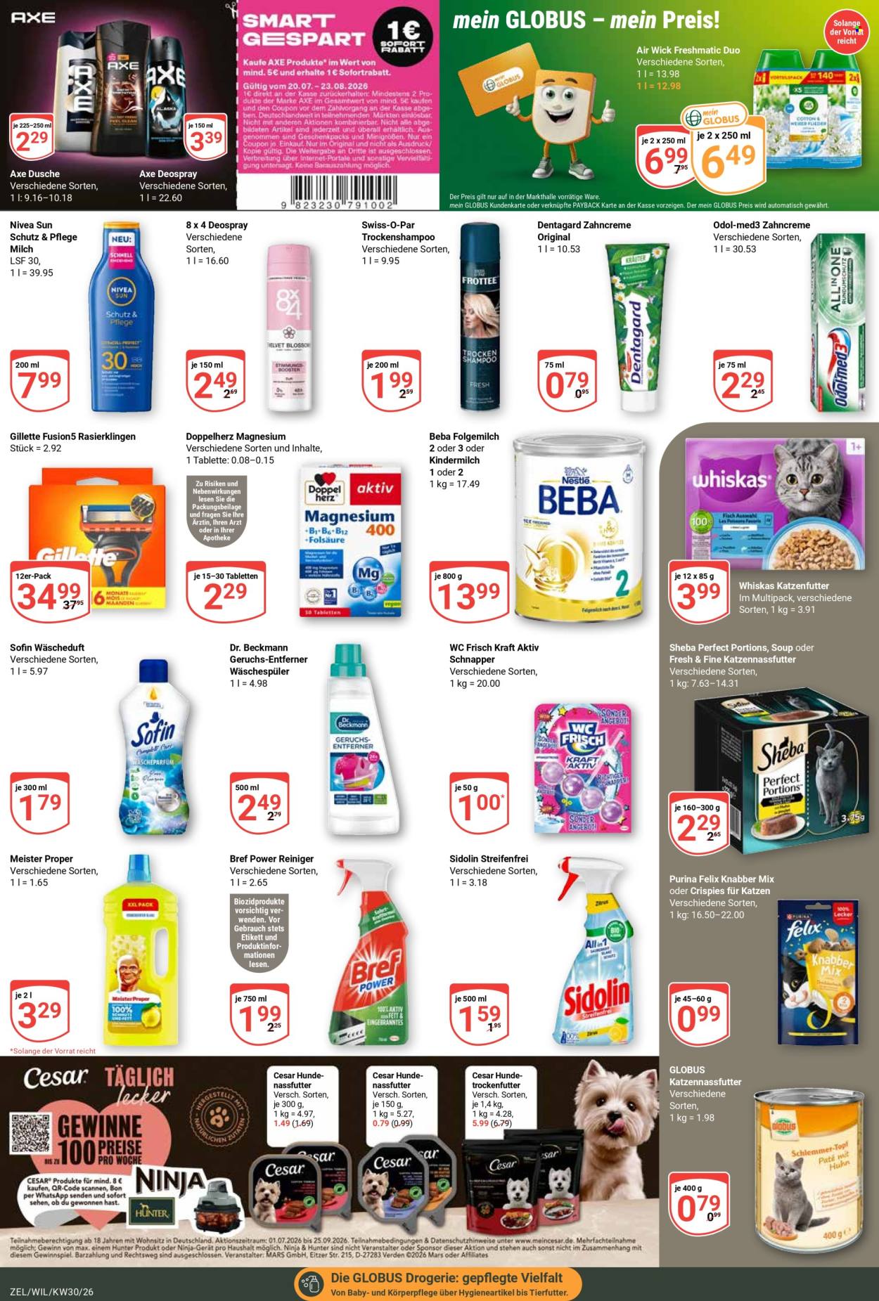 Globus Prospekte  - 20.07.2026 - 25.07.2026. Seite 16