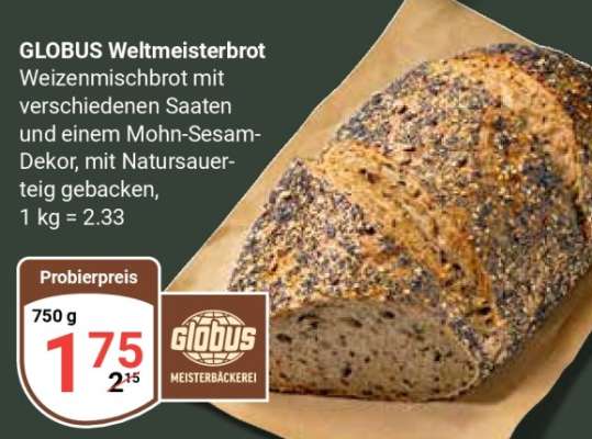 GLOBUS Weltmeisterbrot