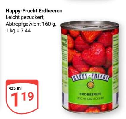Happy-Frucht Erdbeeren