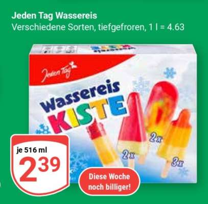 Jeden Tag Wassereis