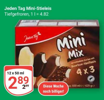 Jeden Tag Mini-Stieleis