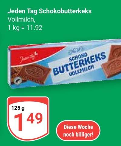 Jeden Tag Schokobutterkeks