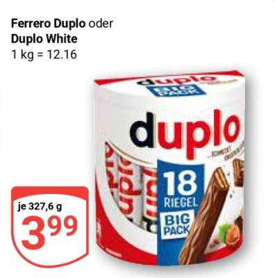 Ferrero Duplo oder Duplo White