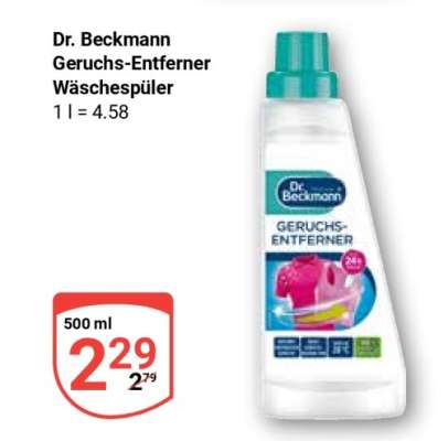 Dr. Beckmann Geruchs-Entferner Wäschespüler