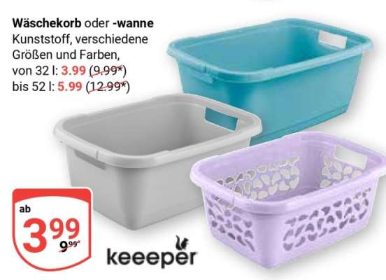 Wäschekorb oder -wanne