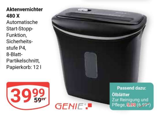 Aktenvernichter 480 X