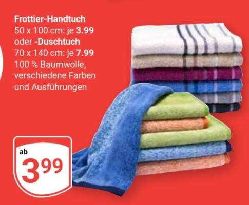 Frottier-Handtuch oder Duschtuch