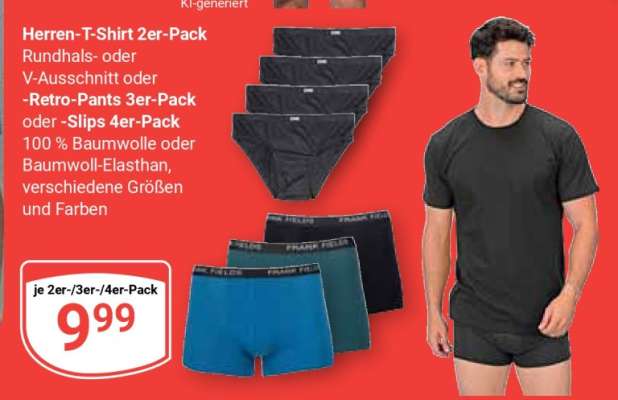 Herren T-Shirt, 2er Pack