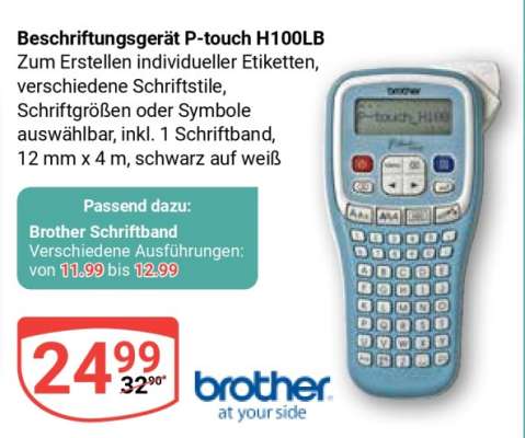 Beschriftungsgerät P-touch H100LB