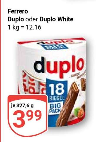 Ferrero Duplo oder Duplo White