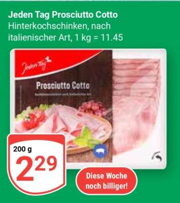 Jeden Tag Prosciutto Cotto