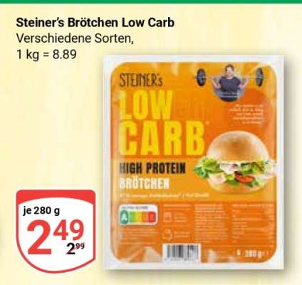 Steiner’s Brötchen Low Carb