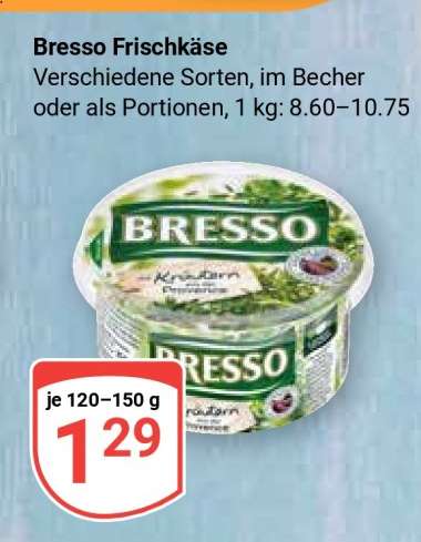 Bresso Frischkäse
