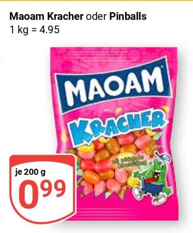 Maoam Kracher oder Pinballs