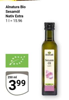 Alnatura Bio Sesamöl Nativ extra