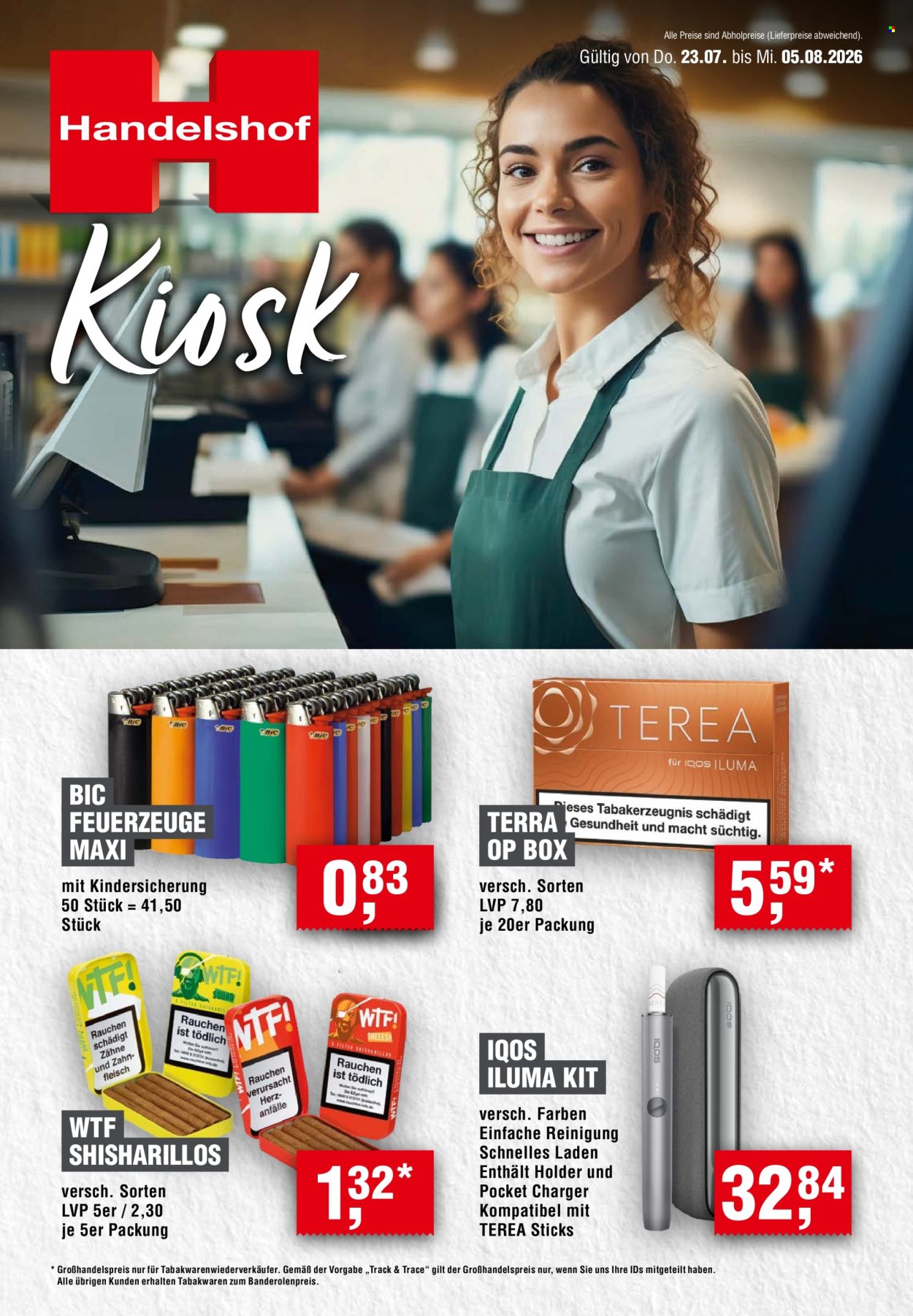 Handelshof Prospekte  - 23.07.2026 - 5.08.2026. Seite 1