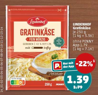 LINDENHOF Gratinkäse