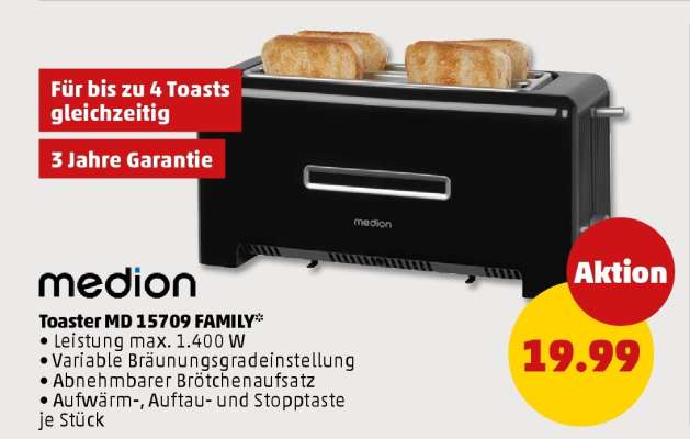 Toaster MD 15709 FAMILY