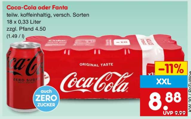 Coca-Cola oder Fanta