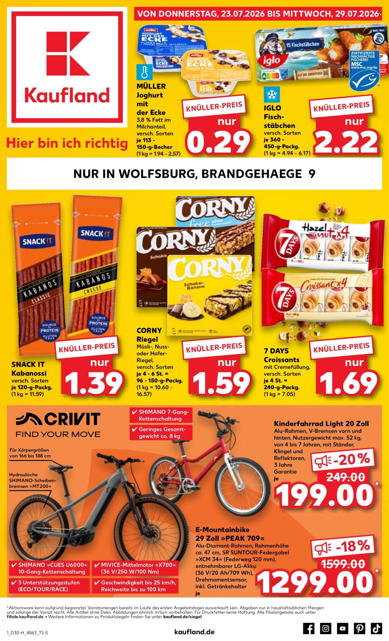 Kaufland Prospekte  - 23.07.2026 - 29.07.2026. Seite 1