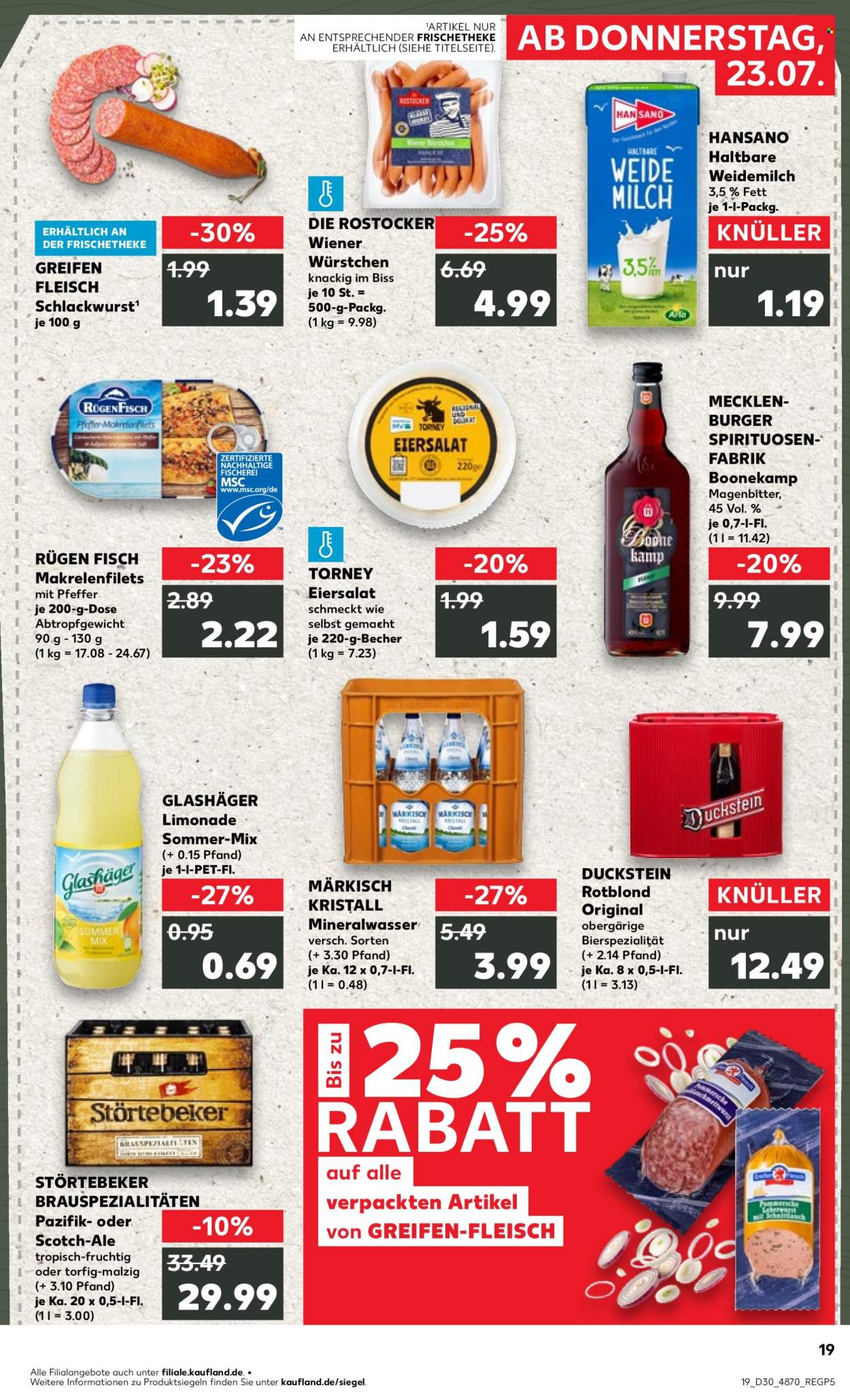 Kaufland Prospekte  - 23.07.2026 - 29.07.2026. Seite 19