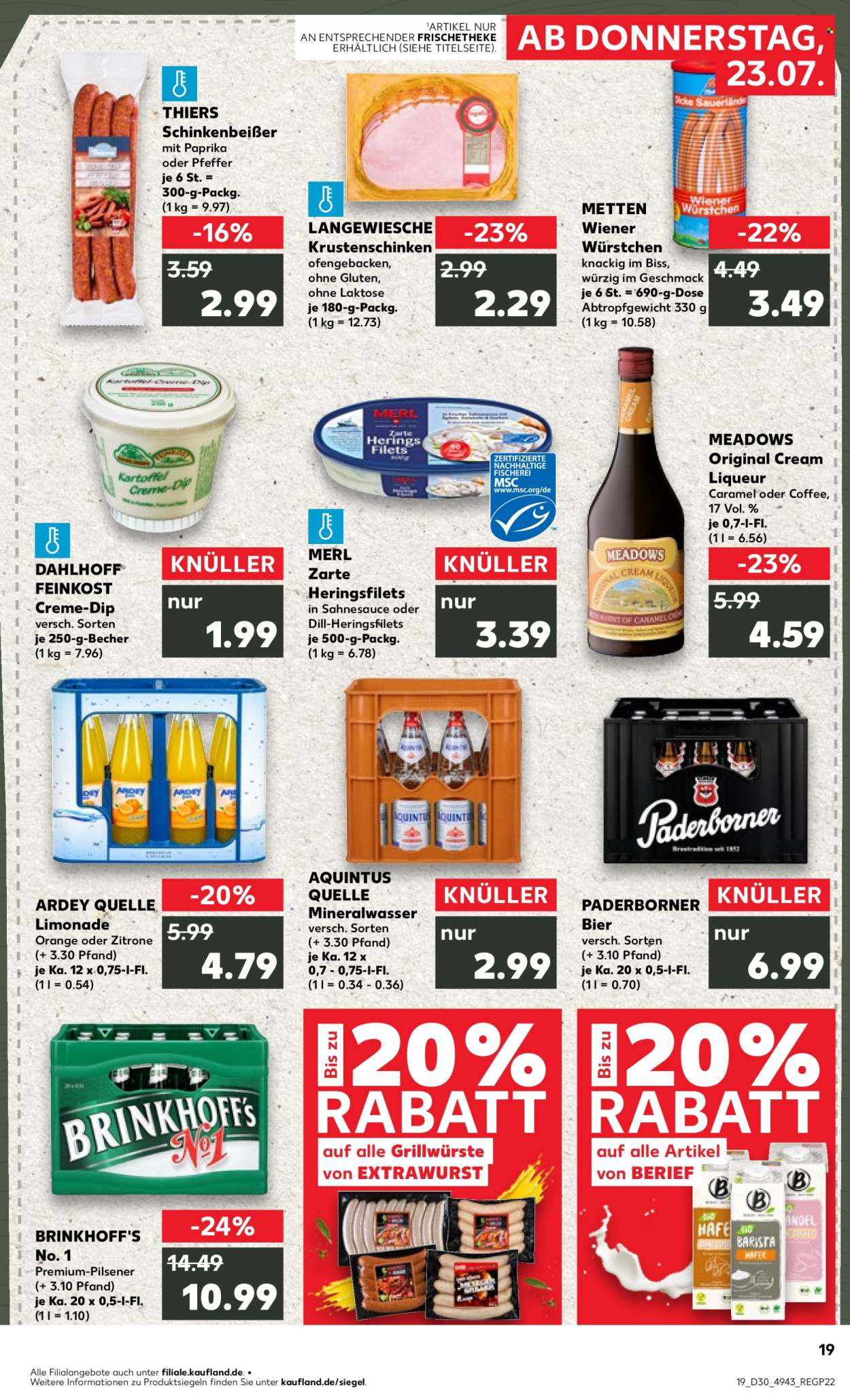Kaufland Prospekte  - 23.07.2026 - 29.07.2026. Seite 19