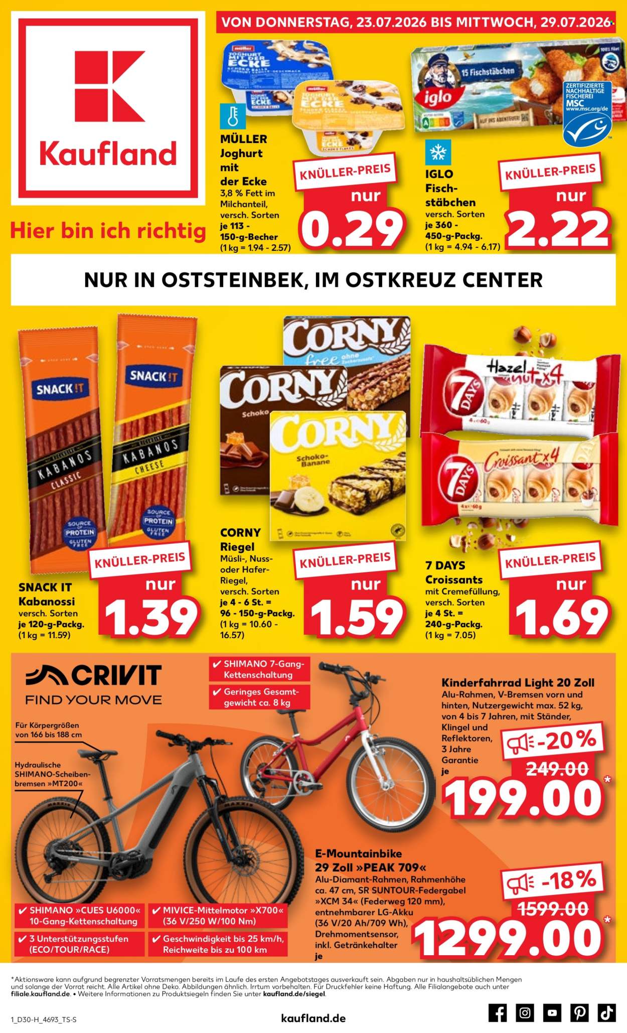 Kaufland Prospekte  - 23.07.2026 - 29.07.2026. Seite 1