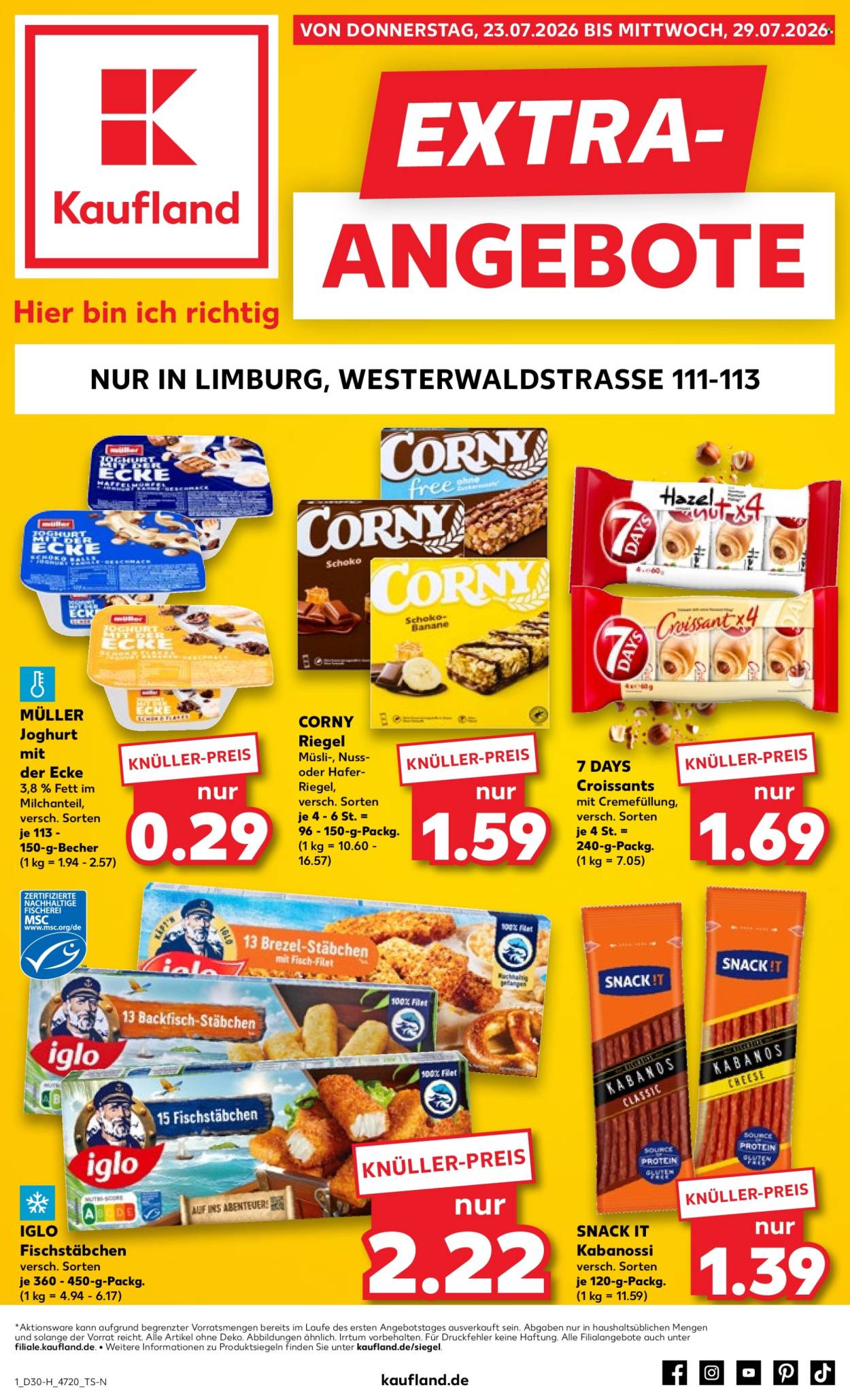 Kaufland Prospekte  - 23.07.2026 - 29.07.2026. Seite 1