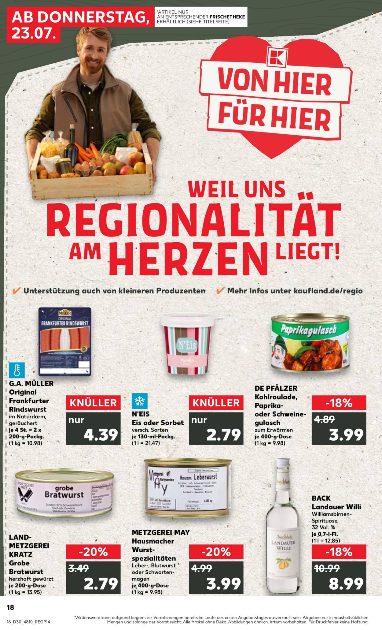 Kaufland Prospekte  - 23.07.2026 - 29.07.2026. Seite 18