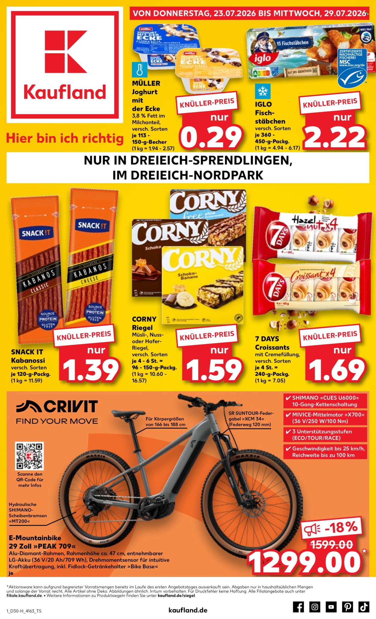 Kaufland Prospekte  - 23.07.2026 - 29.07.2026. Seite 1